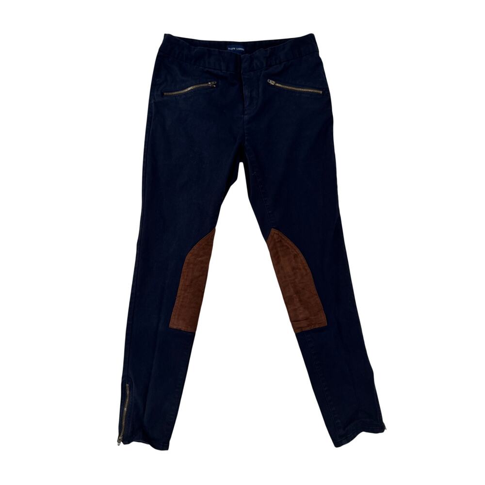 Ralph Lauren Equestrian Riding Pants Girl's 14 Navy Country Rodeo Western Ranch